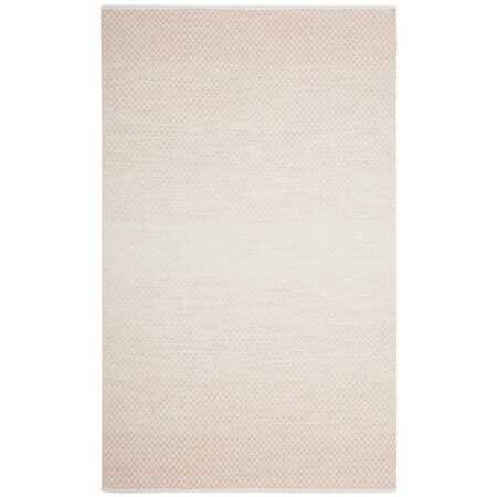 Safavieh 6 x 9 ft. Montauk Hand Woven Medium Rectangle Area Rug, Beige and Ivory MTK601R-6